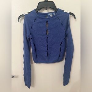 Holed Long-Sleeved Shirt